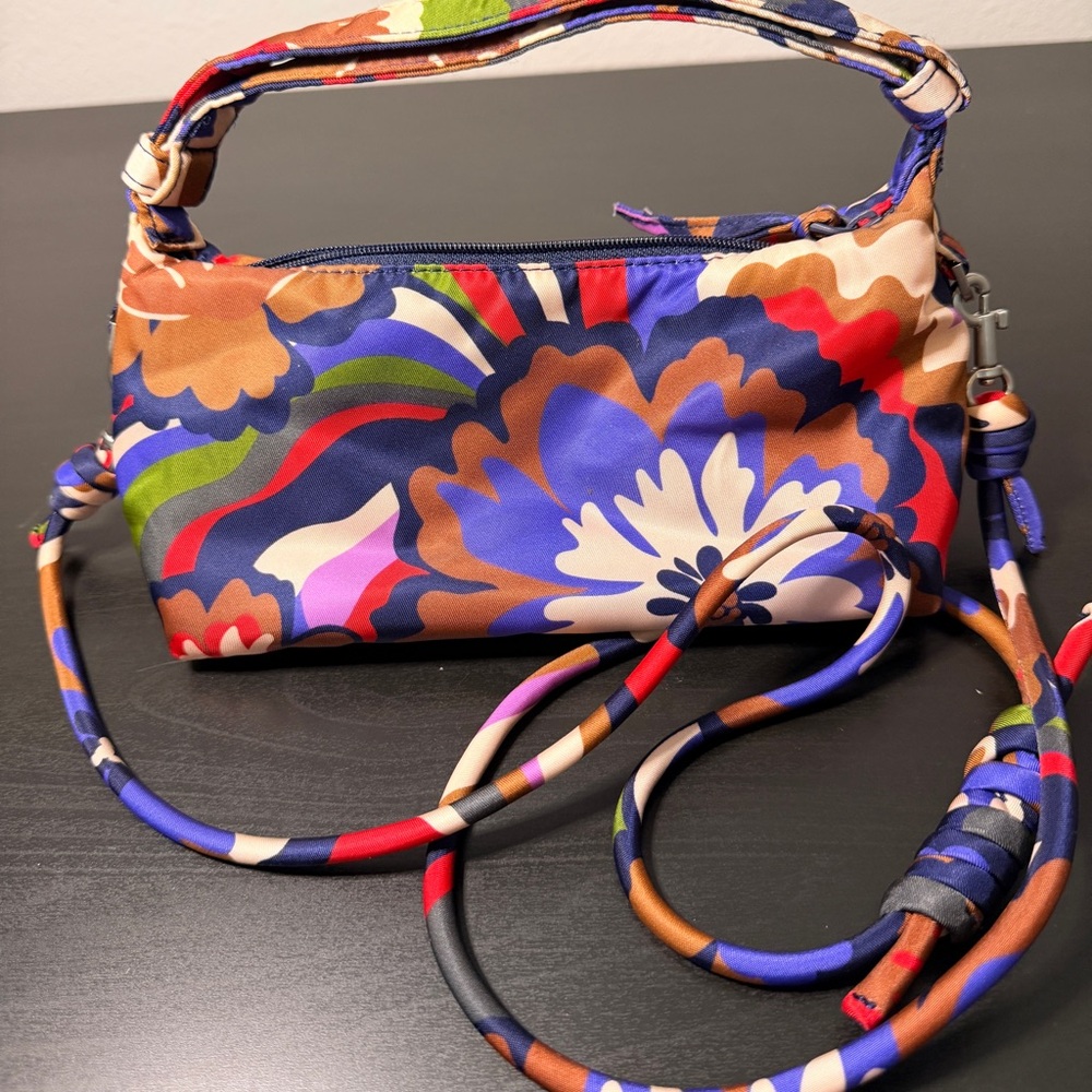 Vera Bradley Nylon Roxbury Crescent Crossbody